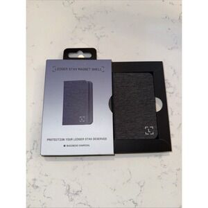 Ledger Stax Magnet Shell‎ Case Business Charcoal Open Box Unused